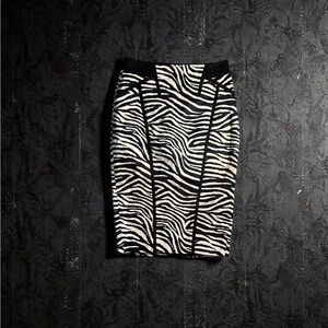Karen Millen Zebra Print Pencil Skirt